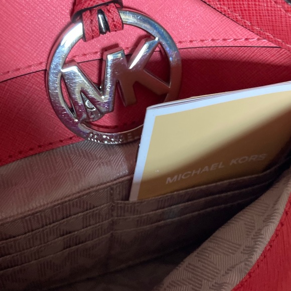 🍉🍉MIchael Kors 🍉🍉Colorblock Coral/Watermelon - Picture 10 of 15